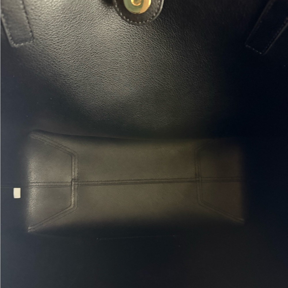 Kate Spade Black Tote with Blue Coffee Cup Graphic - Picture 10 of 10